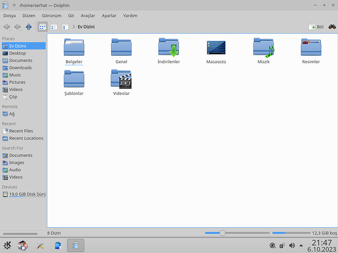 VirtualBox_Pardus Sunucu KDE_06_10_2023_21_47_51