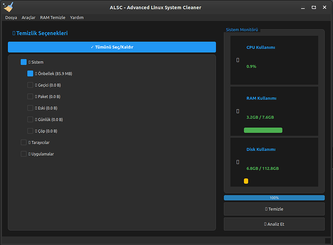ALSC - Advanced Linux System Cleaner