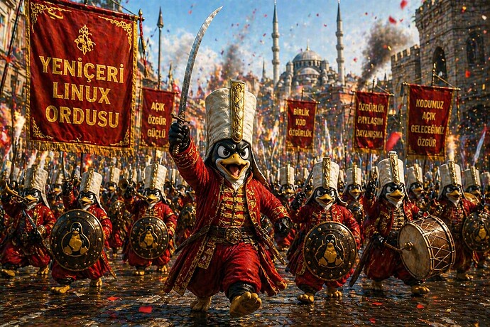 linux yeni çeri