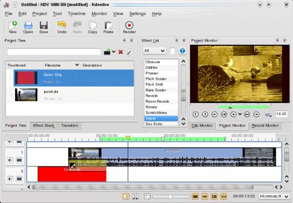 kdenlive-free-linux-video-editor